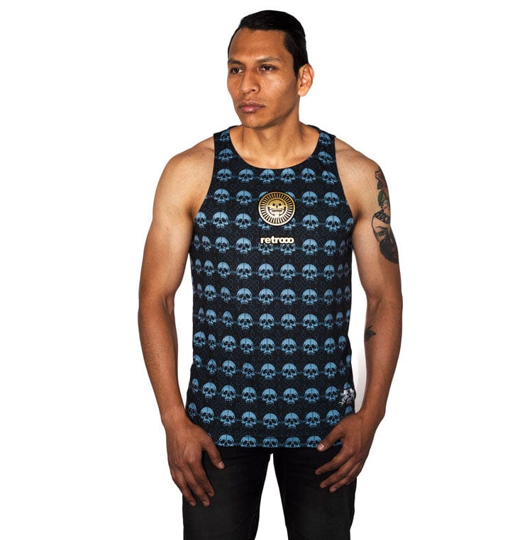 Retrooo.com Ropa deportiva Jersey Tzompantli Tank - Edición Eco Performance | Fuerza Ancestral Sustentable