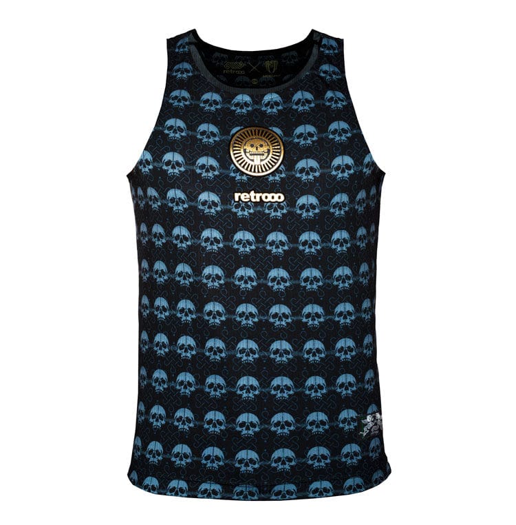 Retrooo.com Ropa deportiva Jersey Tzompantli Tank - Edición Eco Performance | Fuerza Ancestral Sustentable