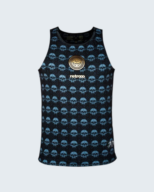 Retrooo.com Ropa deportiva Jersey Tzompantli Tank - Edición Eco Performance | Fuerza Ancestral Sustentable