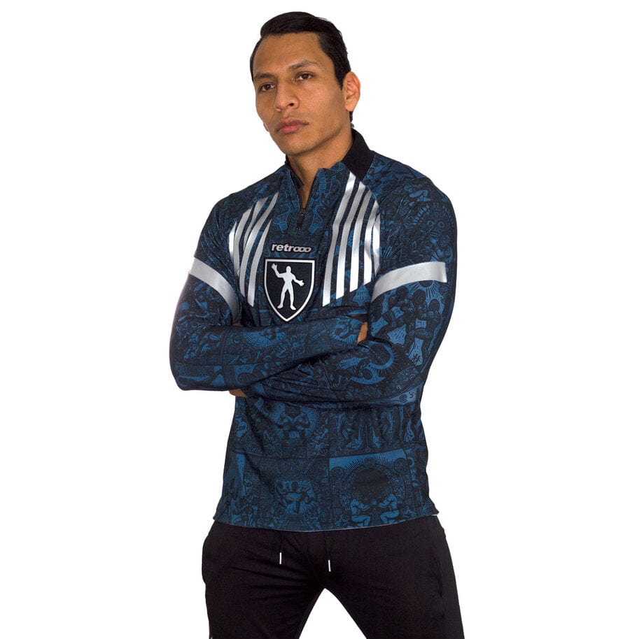 Retrooo.com Sudadera Sudadera Códices Luchadores - Edición Gladiador Azteca | Era Dorada del Ring