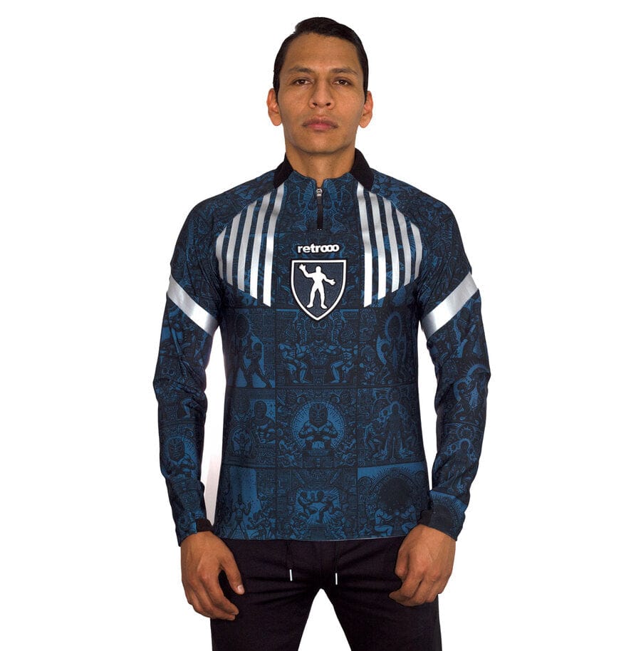 Retrooo.com Sudadera Sudadera Códices Luchadores - Edición Gladiador Azteca | Era Dorada del Ring