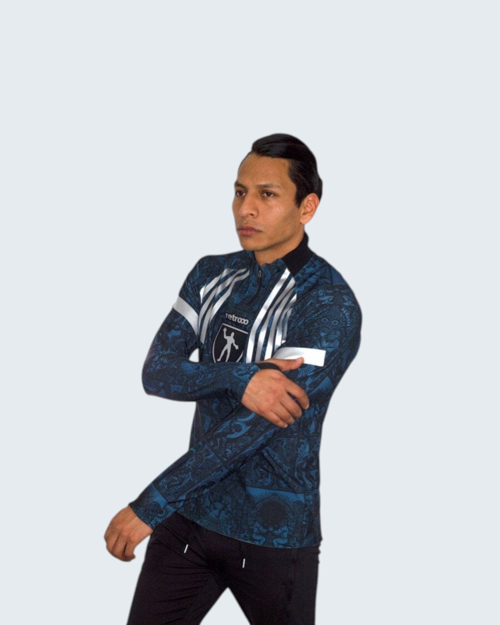 Retrooo.com Sudadera Sudadera Códices Luchadores - Edición Gladiador Azteca | Era Dorada del Ring