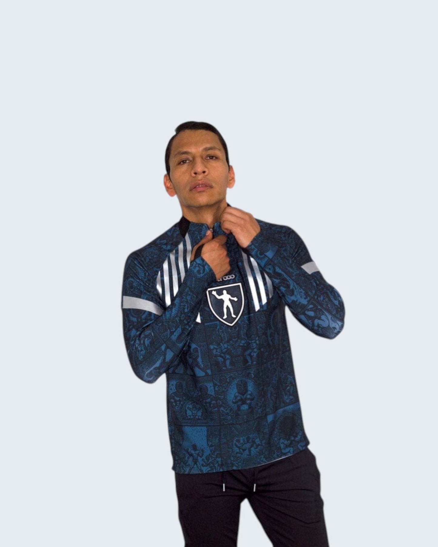 Retrooo.com Sudadera Sudadera Códices Luchadores - Edición Gladiador Azteca | Era Dorada del Ring