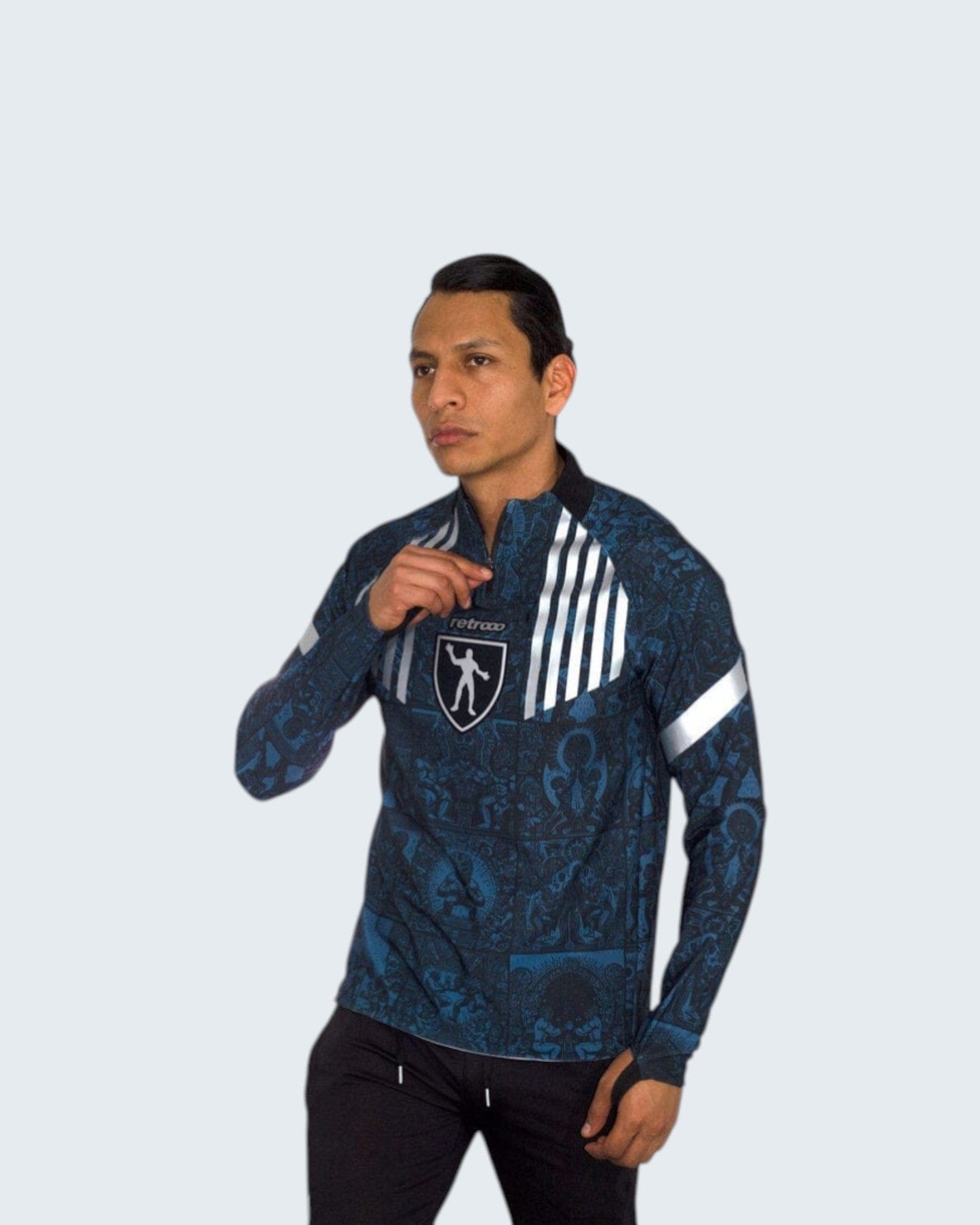 Retrooo.com Sudadera Sudadera Códices Luchadores - Edición Gladiador Azteca | Era Dorada del Ring