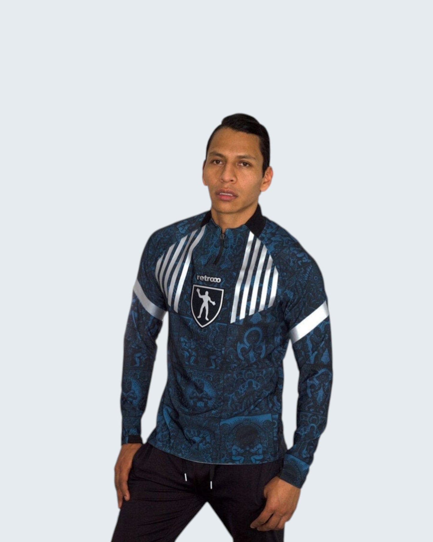 Retrooo.com Sudadera Sudadera Códices Luchadores - Edición Gladiador Azteca | Era Dorada del Ring