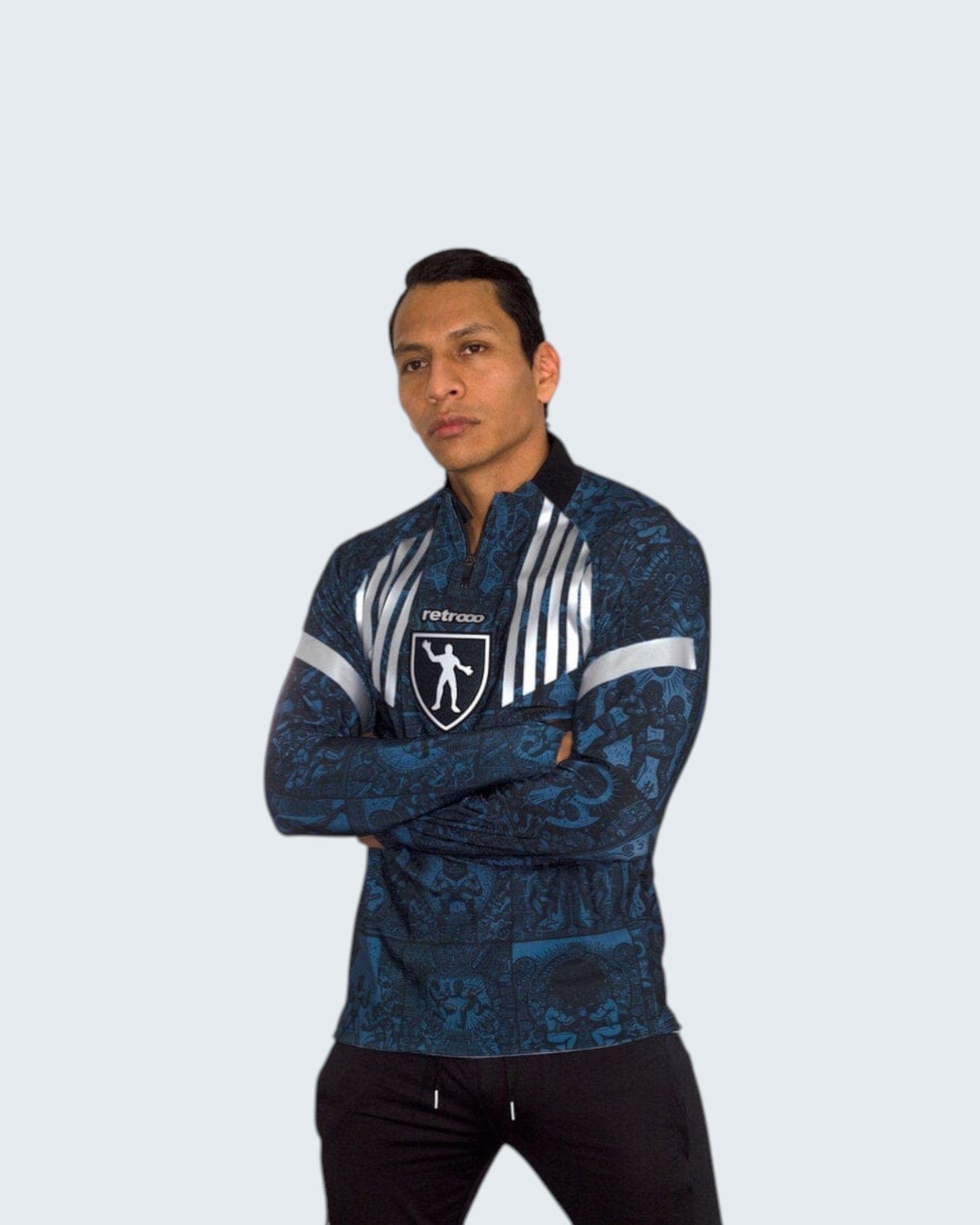 Retrooo.com Sudadera Sudadera Códices Luchadores - Edición Gladiador Azteca | Era Dorada del Ring