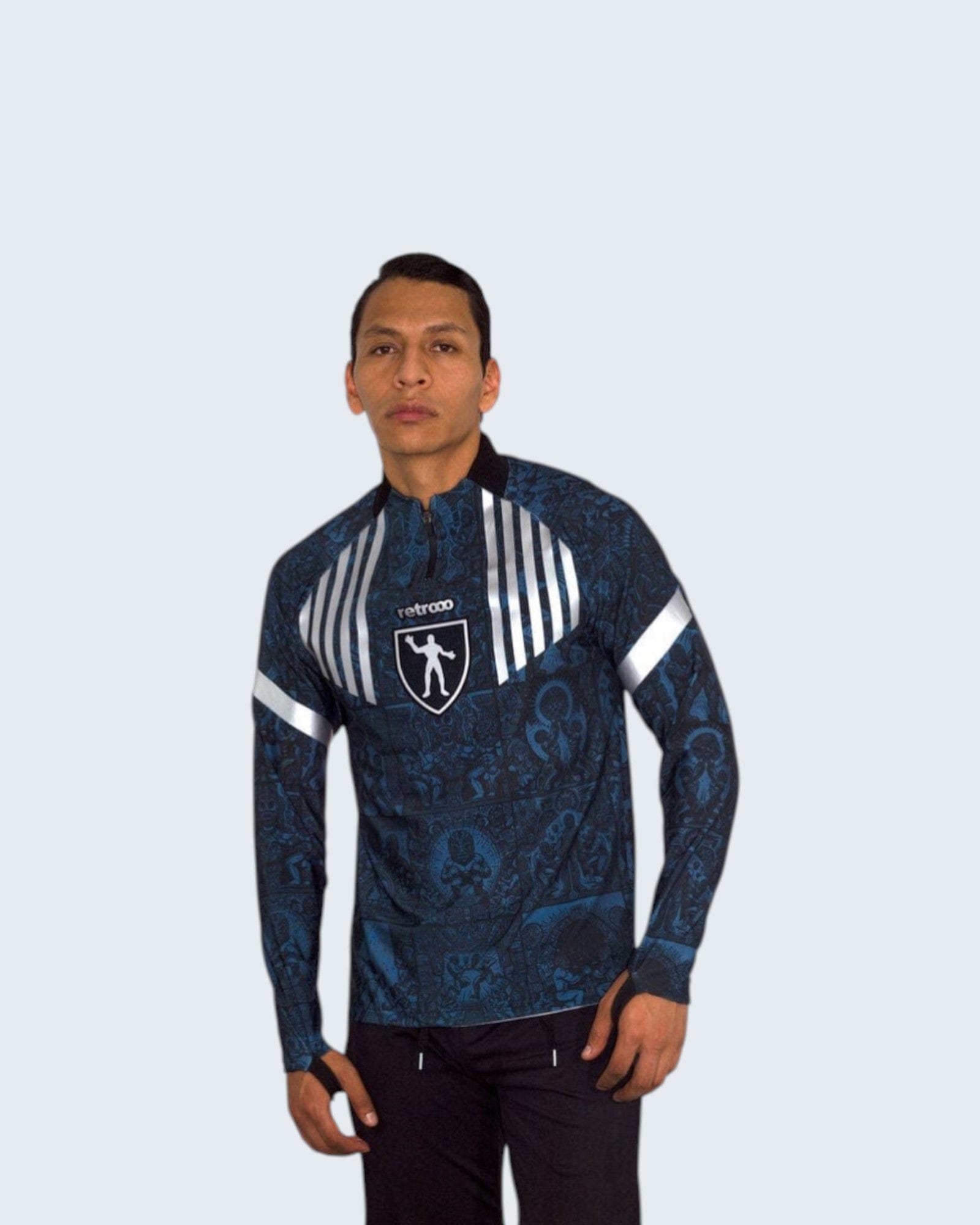 Retrooo.com Sudadera Sudadera Códices Luchadores - Edición Gladiador Azteca | Era Dorada del Ring