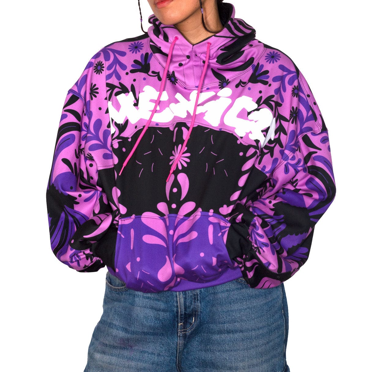 Retrooo.com Sudadera Sudadera Jacarandas CDMX - Colaboración Patito Costurero | Primavera Capitalina Vestible