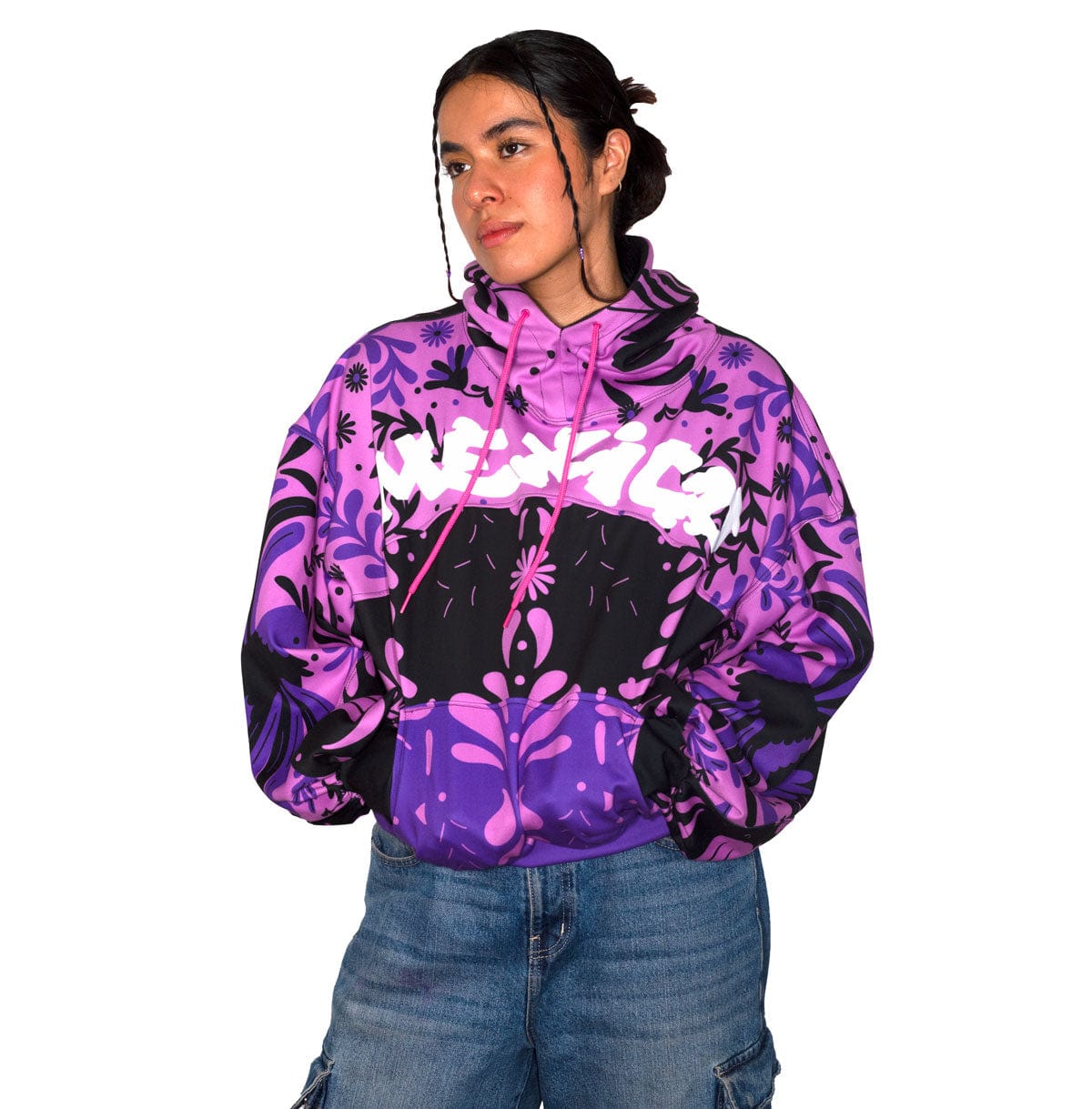 Retrooo.com Sudadera Sudadera Jacarandas CDMX - Colaboración Patito Costurero | Primavera Capitalina Vestible