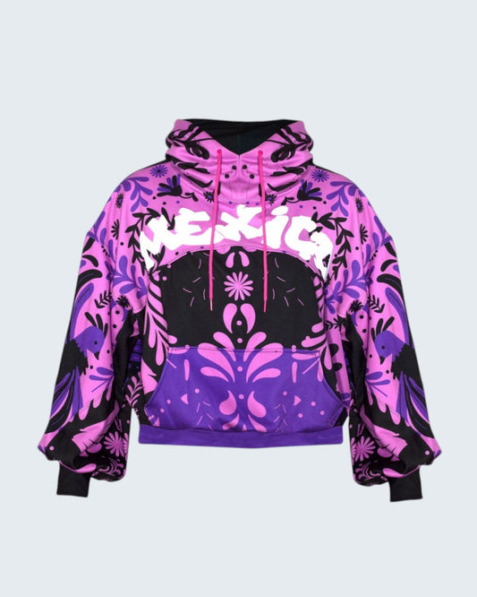 Retrooo.com Sudadera Sudadera Jacarandas CDMX - Colaboración Patito Costurero | Primavera Capitalina Vestible