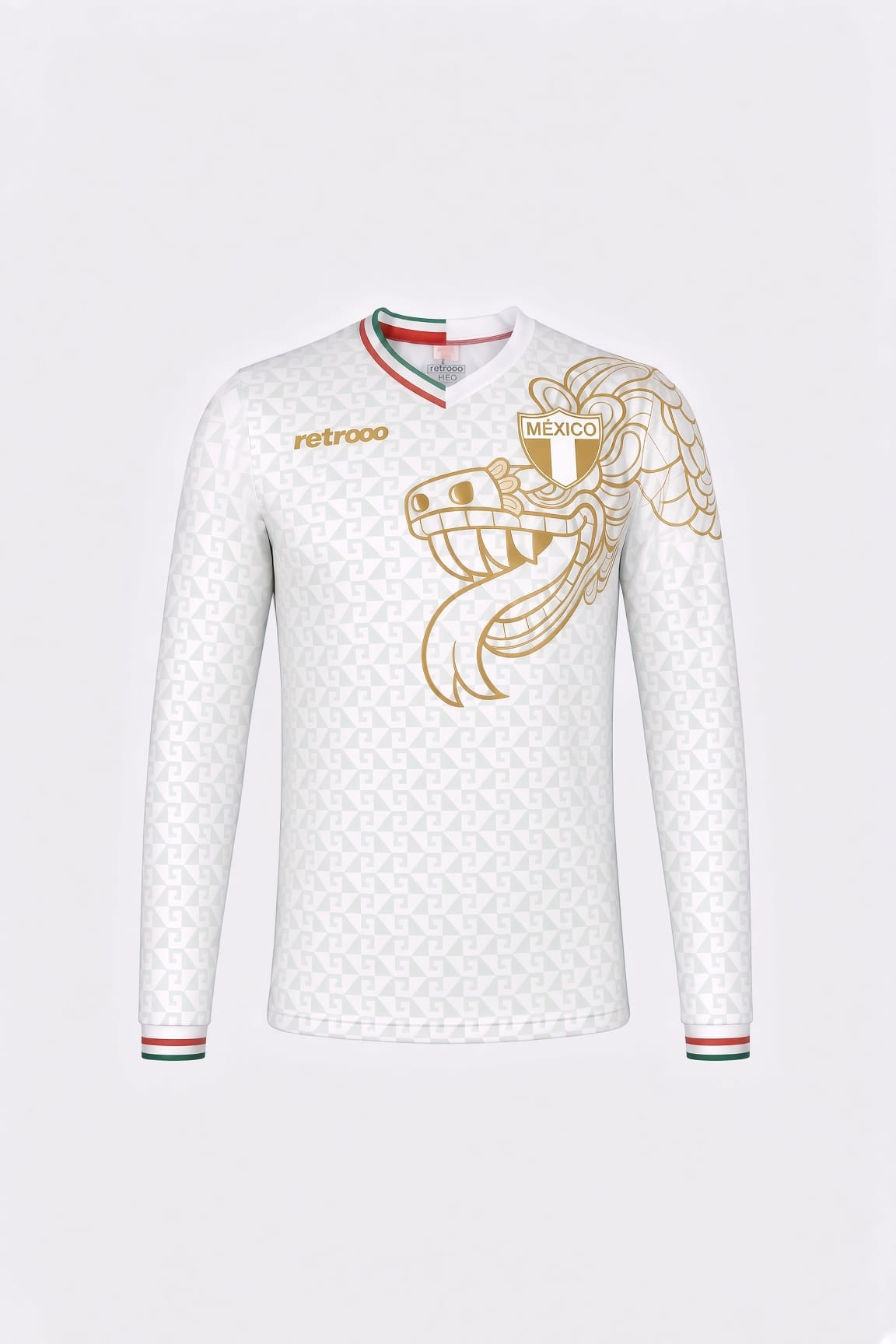 Retrooo Jersey Cal y Bandera / ECH (XS) Jersey Colección Quetzalcóatl 2027