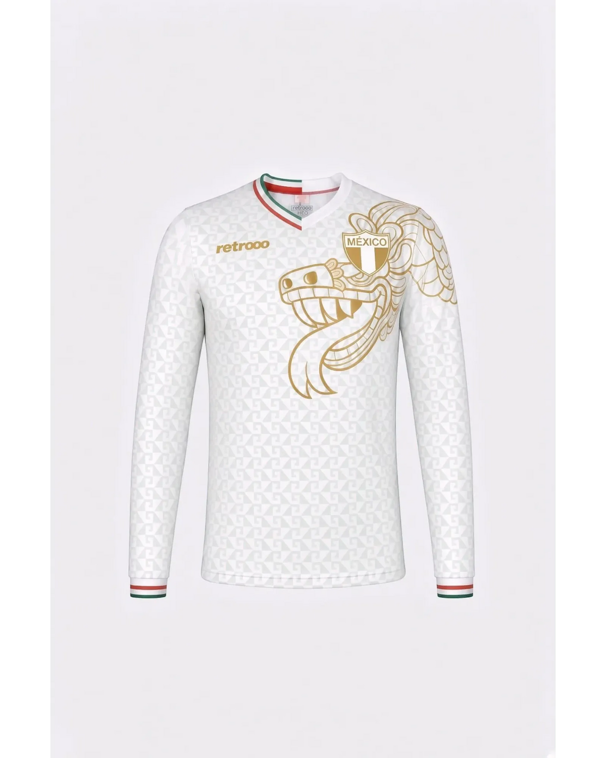 Retrooo Jersey Cal y Bandera / ECH (XS) Jersey Colección Quetzalcóatl 2027