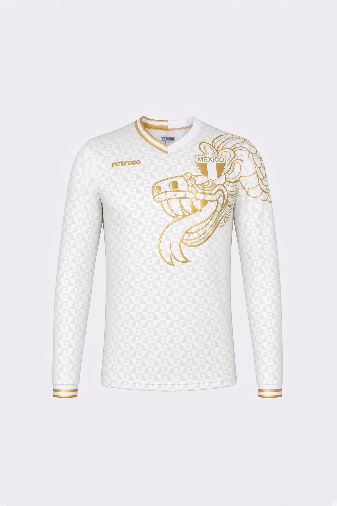 Retrooo Jersey Cal y Oro / ECH (XS) Jersey Colección Quetzalcóatl 2027