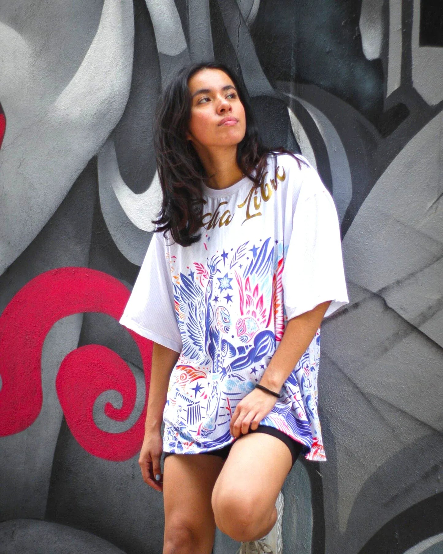 Retrooo Soccer Jersey Lucha Libre Muralismo Mexicano Retrooo x Mexclart Oversized