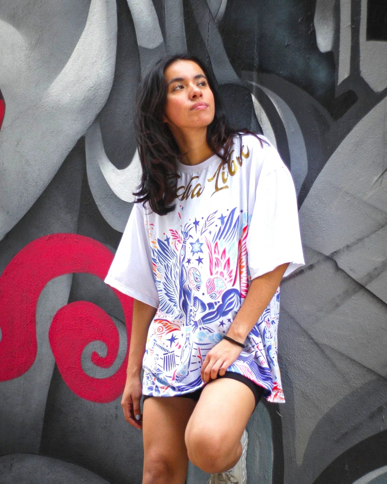 Retrooo Soccer Jersey Lucha Libre Muralismo Mexicano Retrooo x Mexclart Oversized