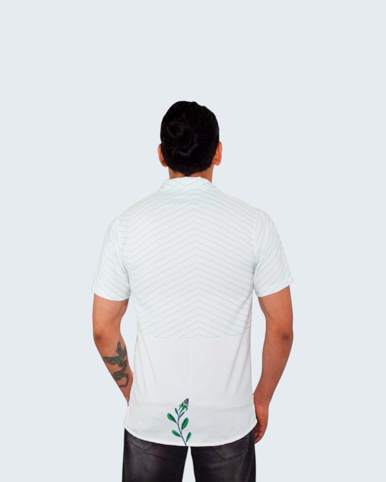 Retroooclothes Camisa Camisa Hawaiana Colibrí México - Edición Lafayette Premium | Andrés & Arthur Balitskiy
