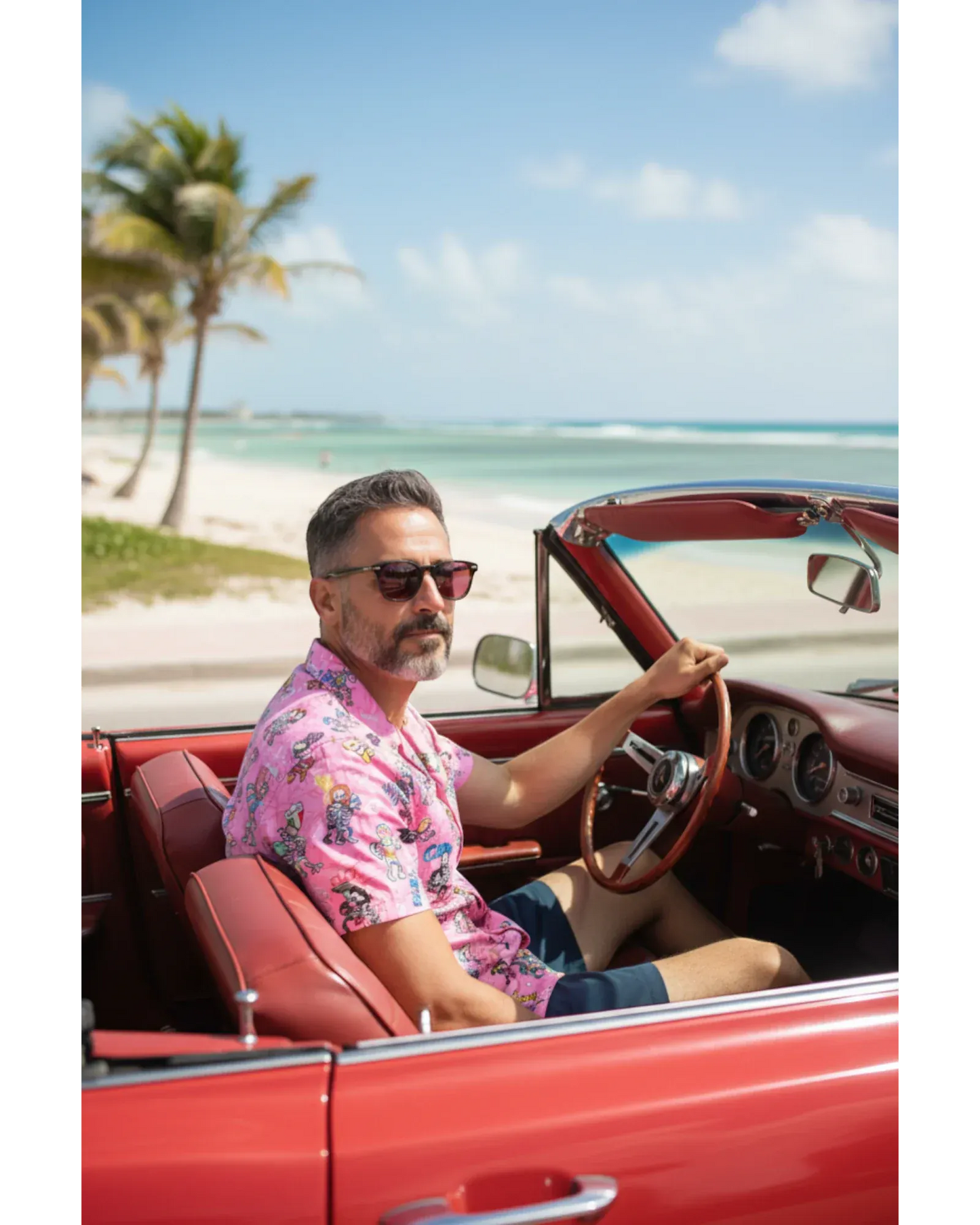 Retroooclothes Camisa Camisa Hawaiana Retrooo México Lucha Acción