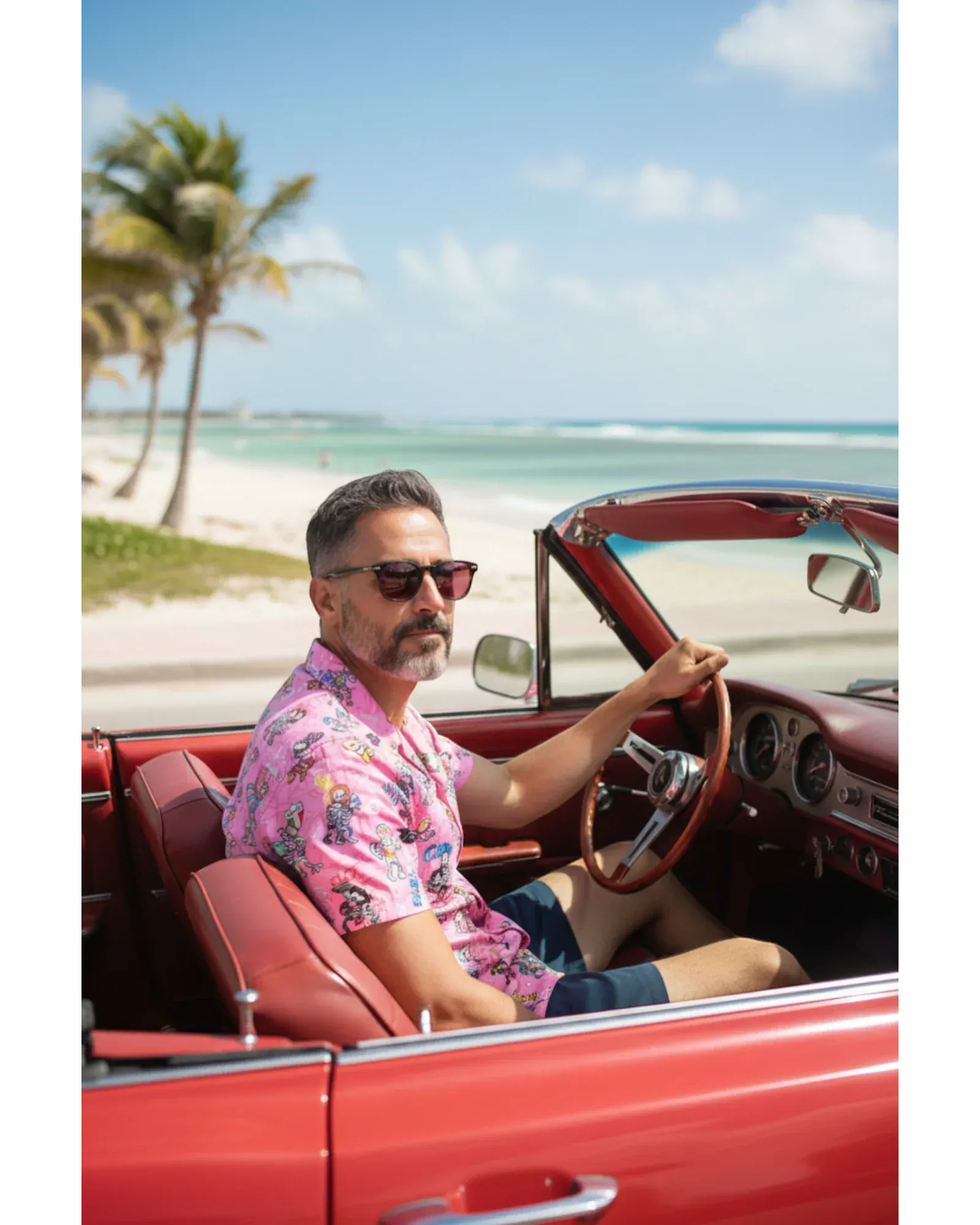 Retroooclothes Camisa Camisa Hawaiana Retrooo México Lucha Acción