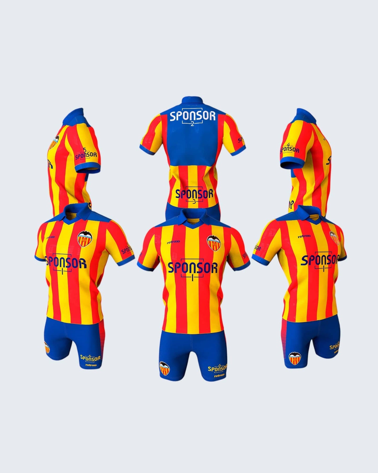 Retroooclothes diseño digital Cargo por diseño digital de uniforme o jersey personalizado