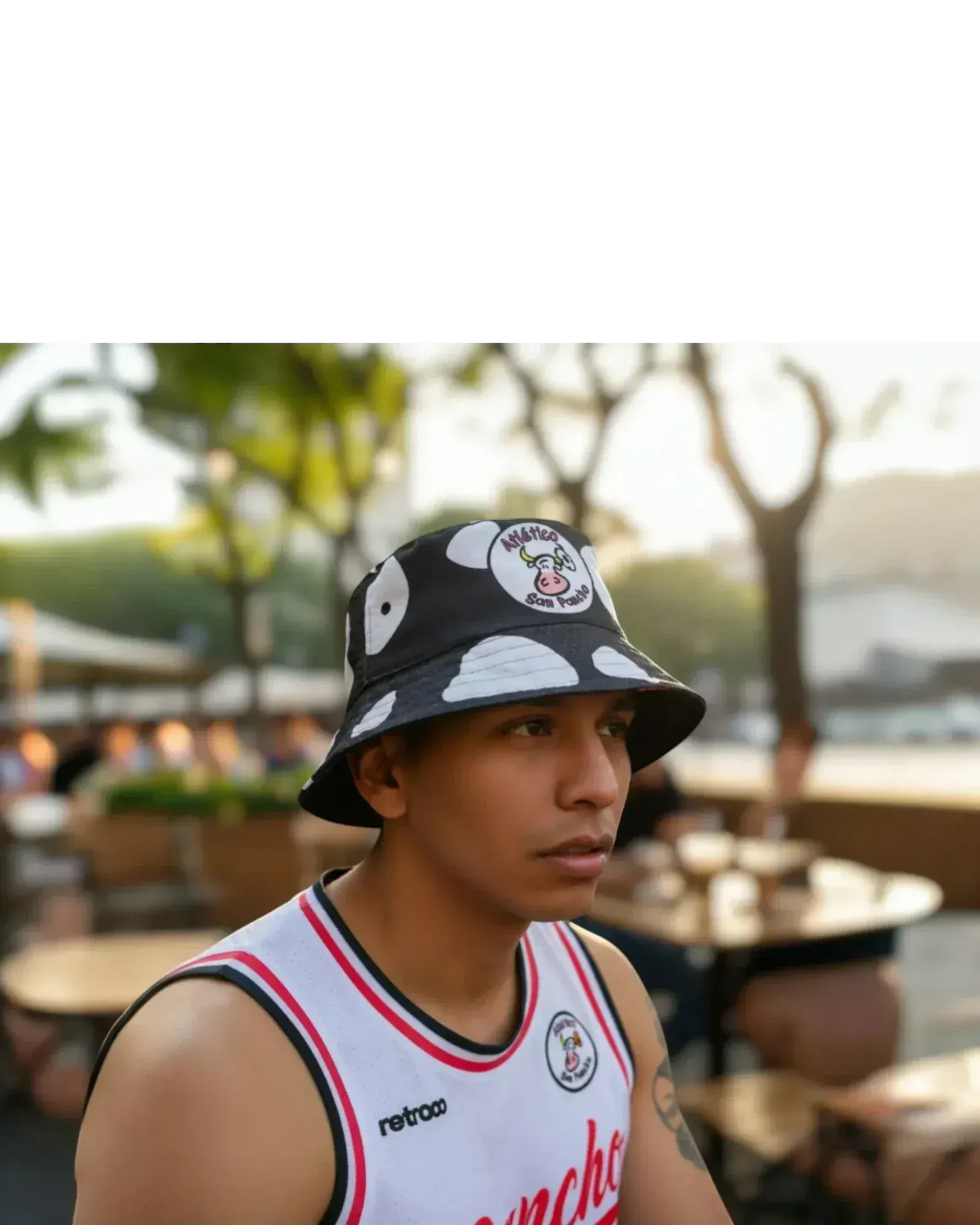 Retroooclothes Gorro Bucket Hat San Pancho - Para Sol Urbano - Amuleto Vaquita