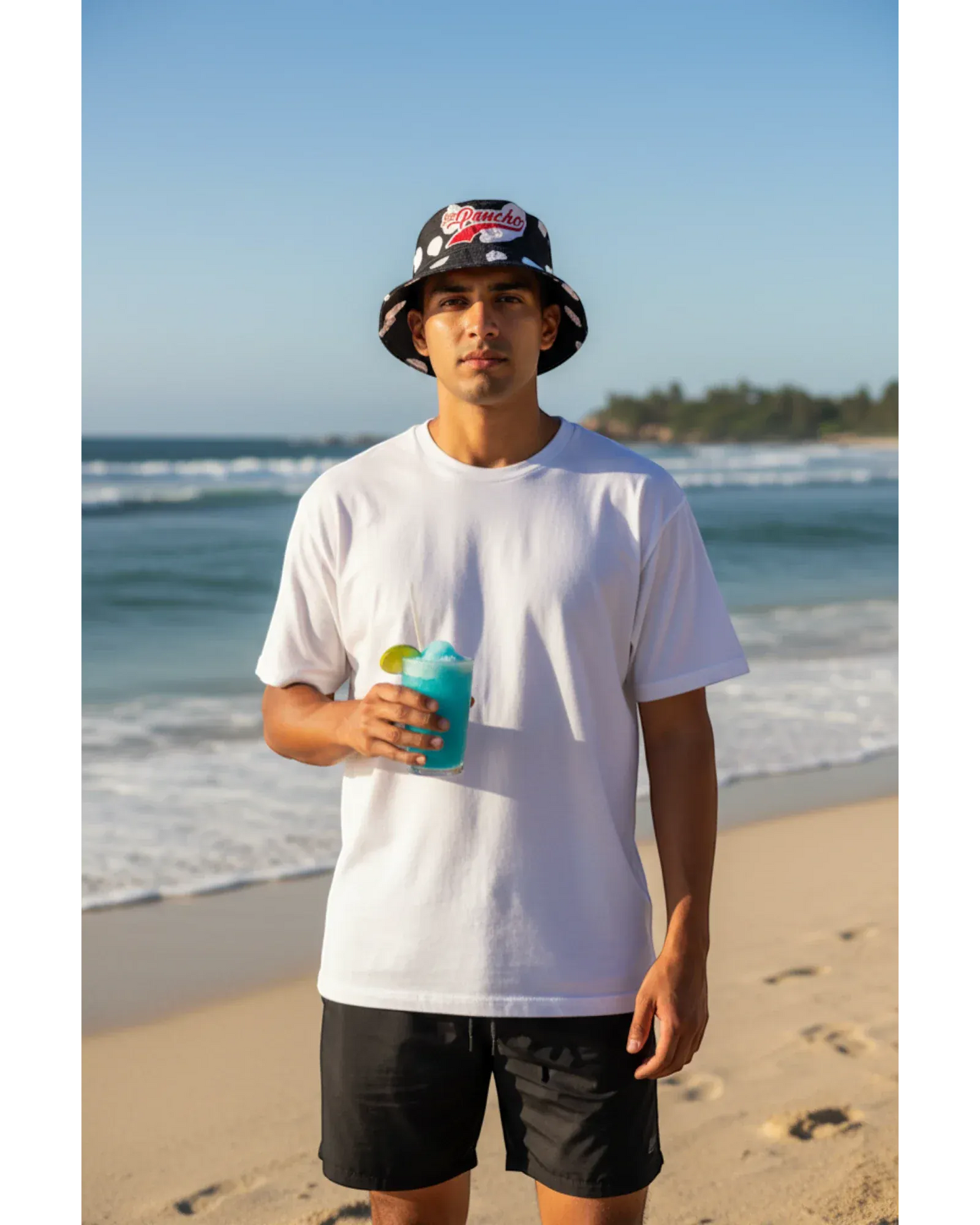 Retroooclothes Gorro Bucket Hat San Pancho - Para Sol Urbano - Amuleto Vaquita