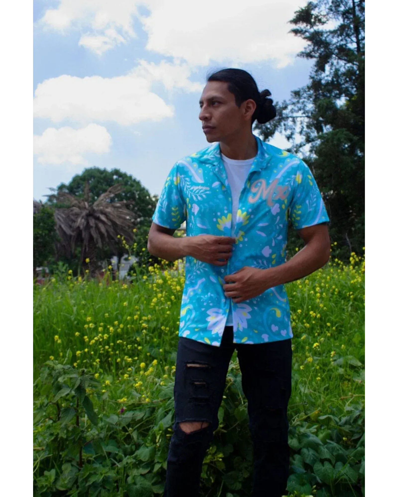 Retroooclothes Jersey Camisa Hawaiana Ajolote - Edición Ajolotízate | Mitología Azteca Viva