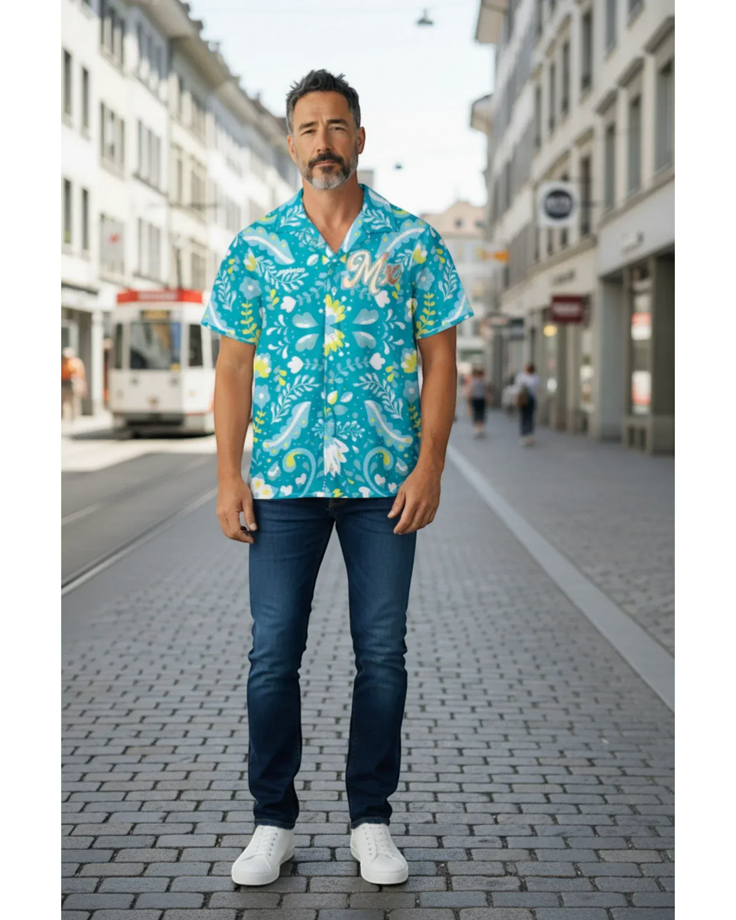 Retroooclothes Jersey Camisa Hawaiana Ajolote - Edición Ajolotízate | Mitología Azteca Viva