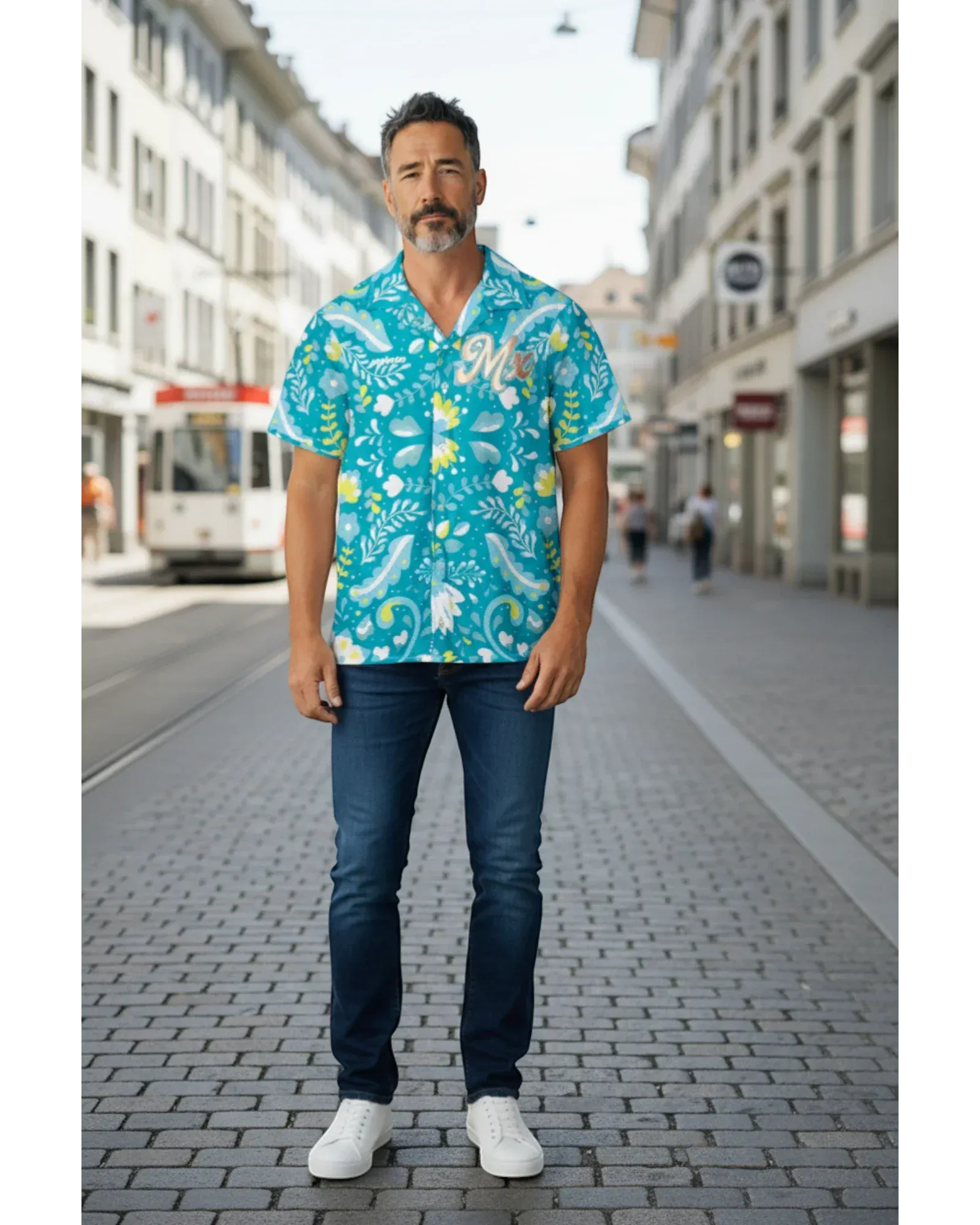Retroooclothes Jersey Camisa Hawaiana Ajolote - Edición Ajolotízate | Mitología Azteca Viva