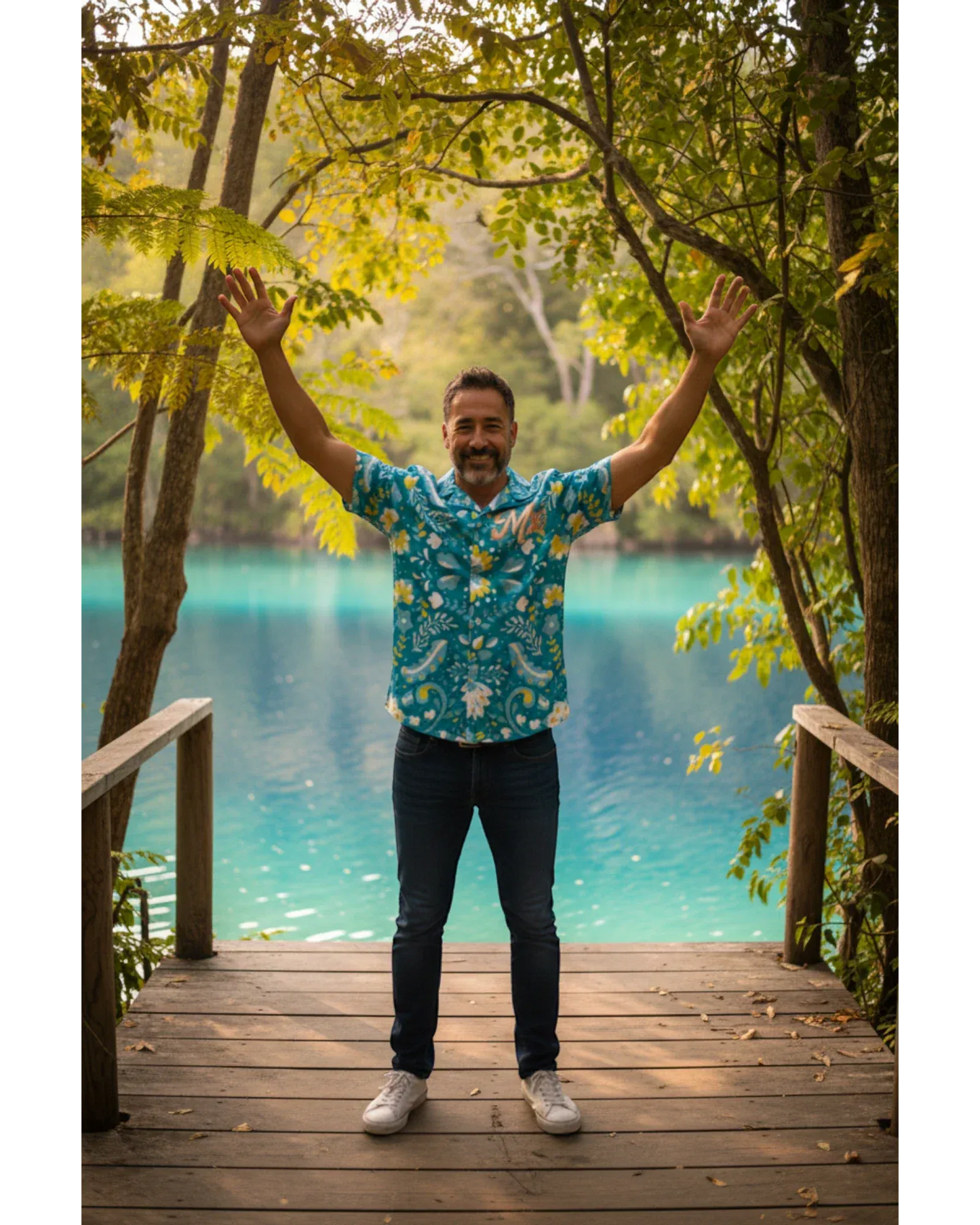 Retroooclothes Jersey Camisa Hawaiana Ajolote - Edición Ajolotízate | Mitología Azteca Viva