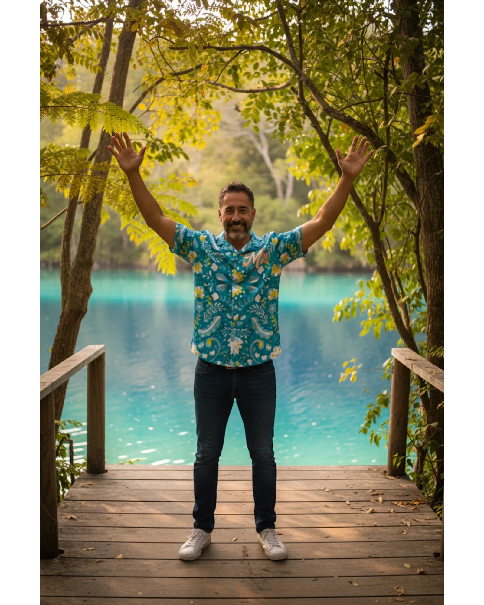 Retroooclothes Jersey Camisa Hawaiana Ajolote - Edición Ajolotízate | Mitología Azteca Viva