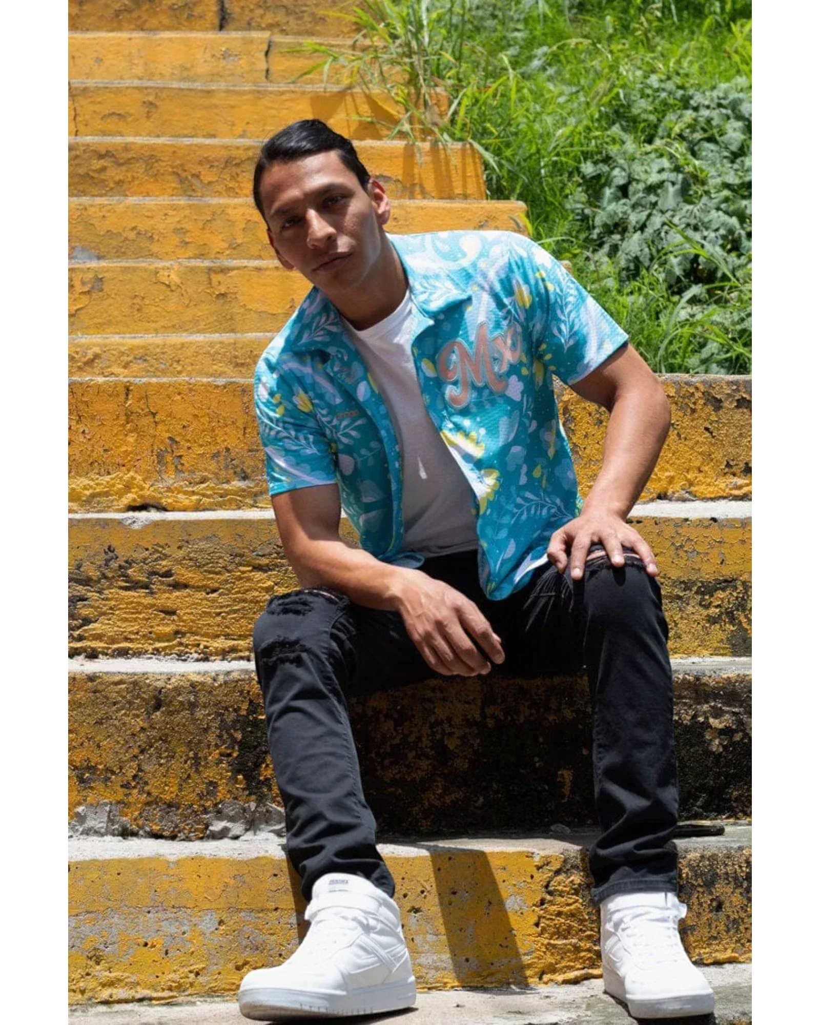 Retroooclothes Jersey Camisa Hawaiana Ajolote - Edición Ajolotízate | Mitología Azteca Viva