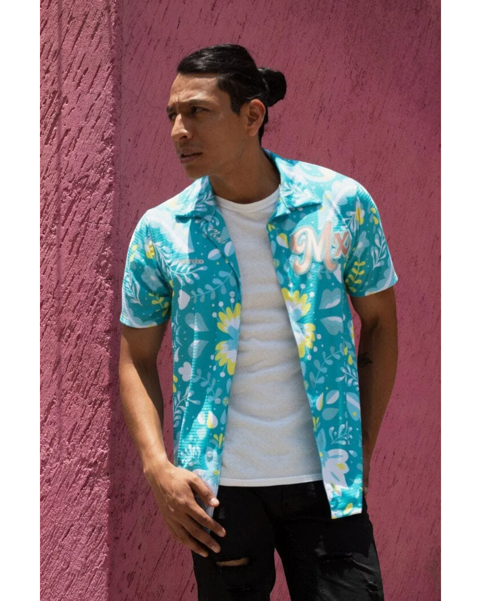 Retroooclothes Jersey Camisa Hawaiana Ajolote - Edición Ajolotízate | Mitología Azteca Viva