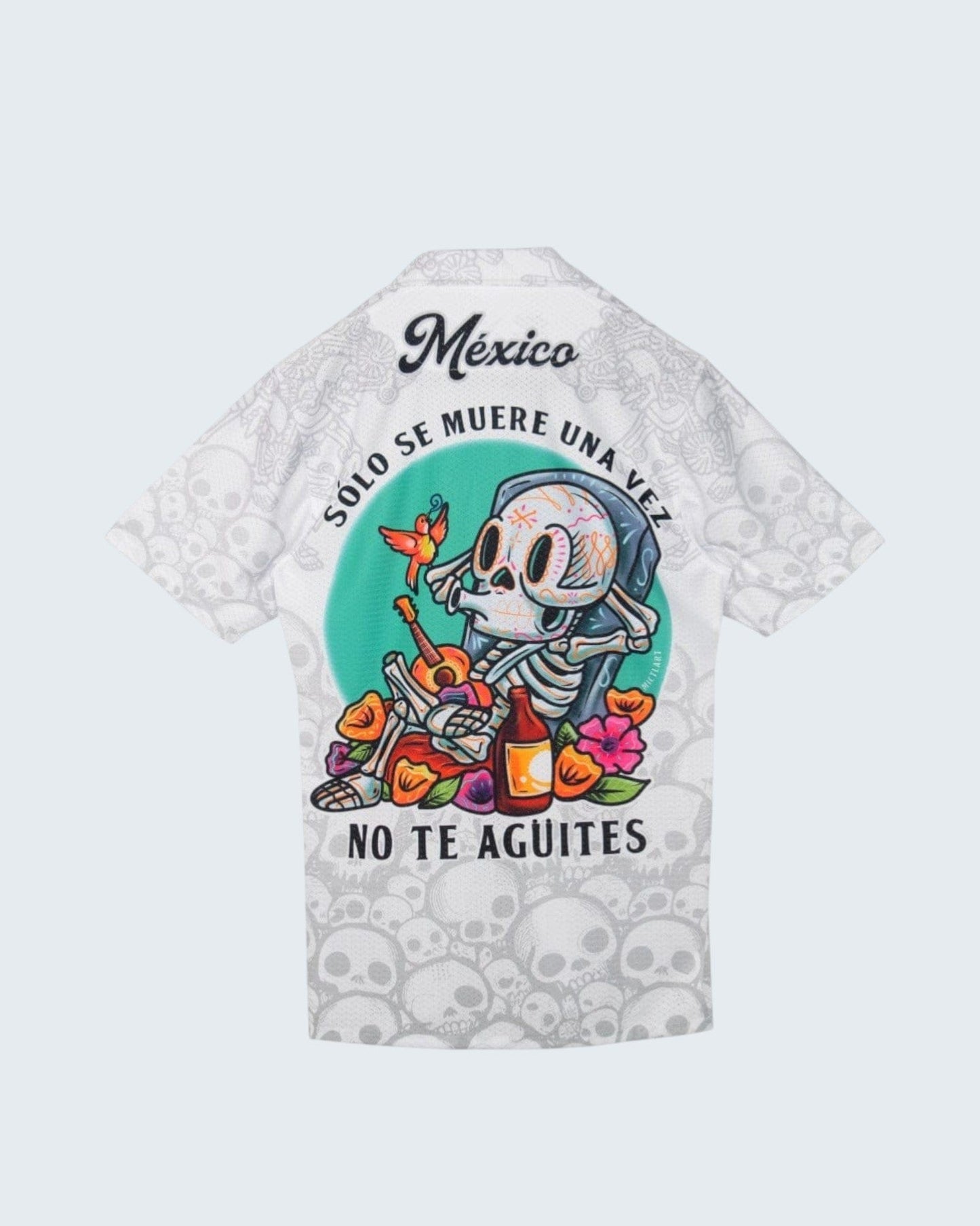 Retroooclothes Jersey Camisa Hawaiana - Edición No Te Aguites | Filosofía Mexicana Pura