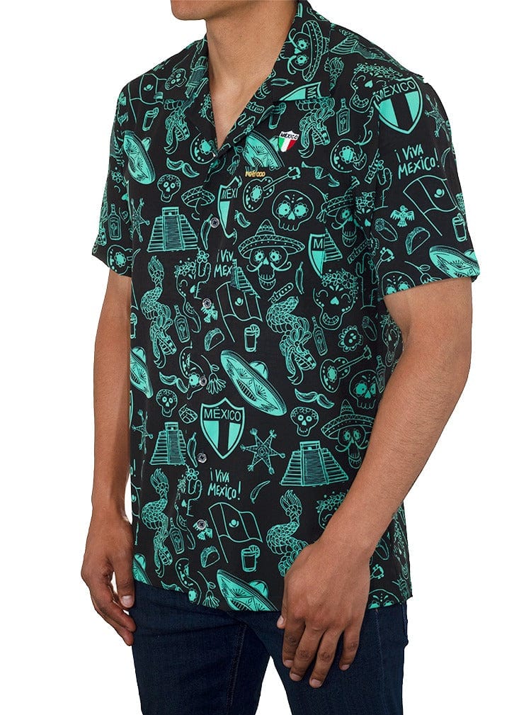 Retroooclothes Jersey Camisa Hawaiana Retrooo México Lindo