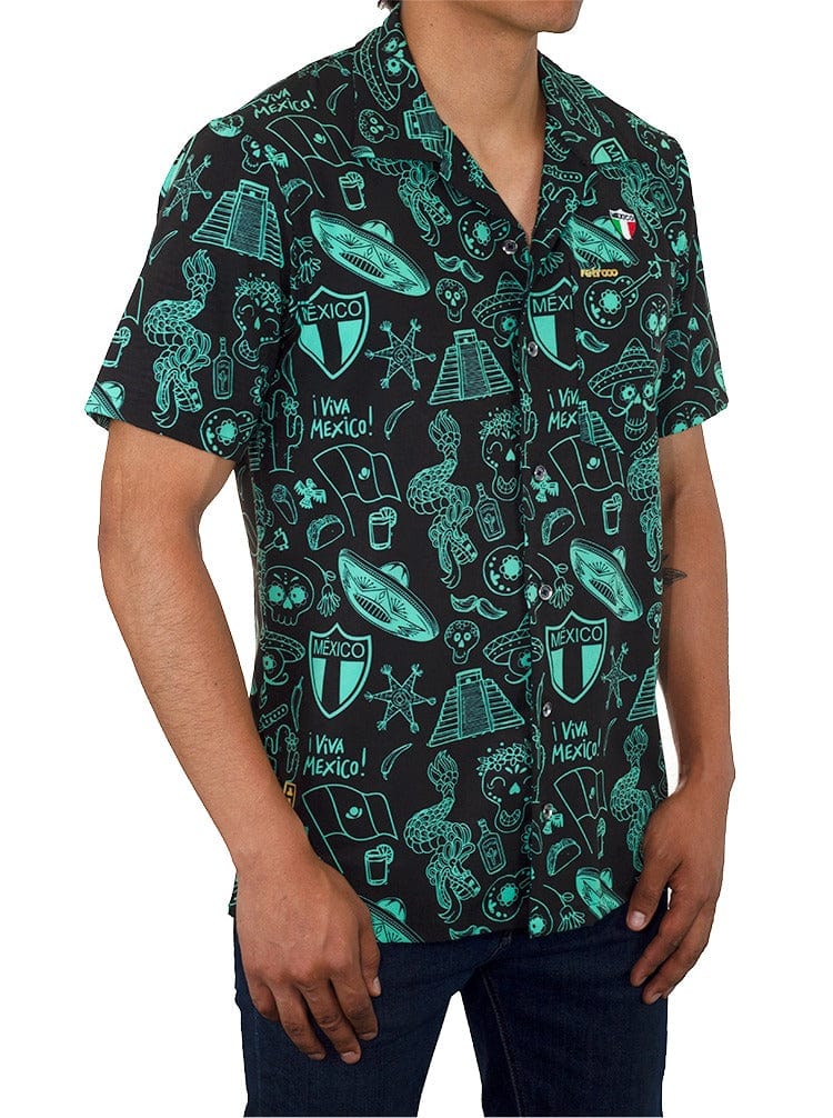 Retroooclothes Jersey Camisa Hawaiana Retrooo México Lindo