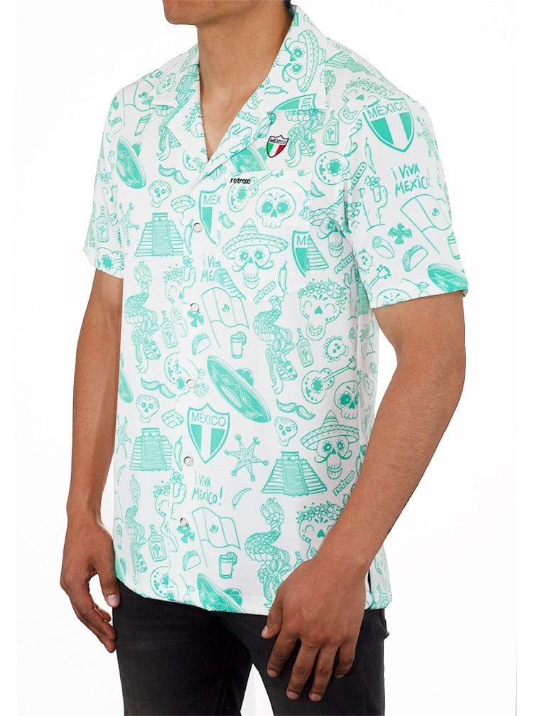 Retroooclothes Jersey Camisa Hawaiana Retrooo México Lindo
