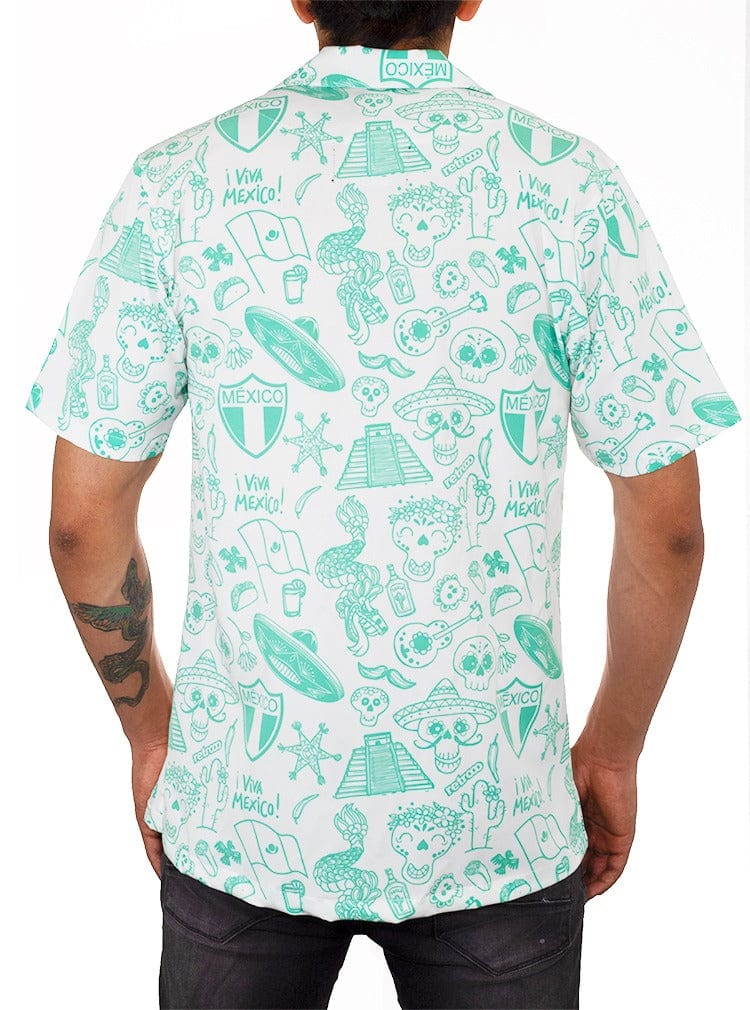 Retroooclothes Jersey Camisa Hawaiana Retrooo México Lindo