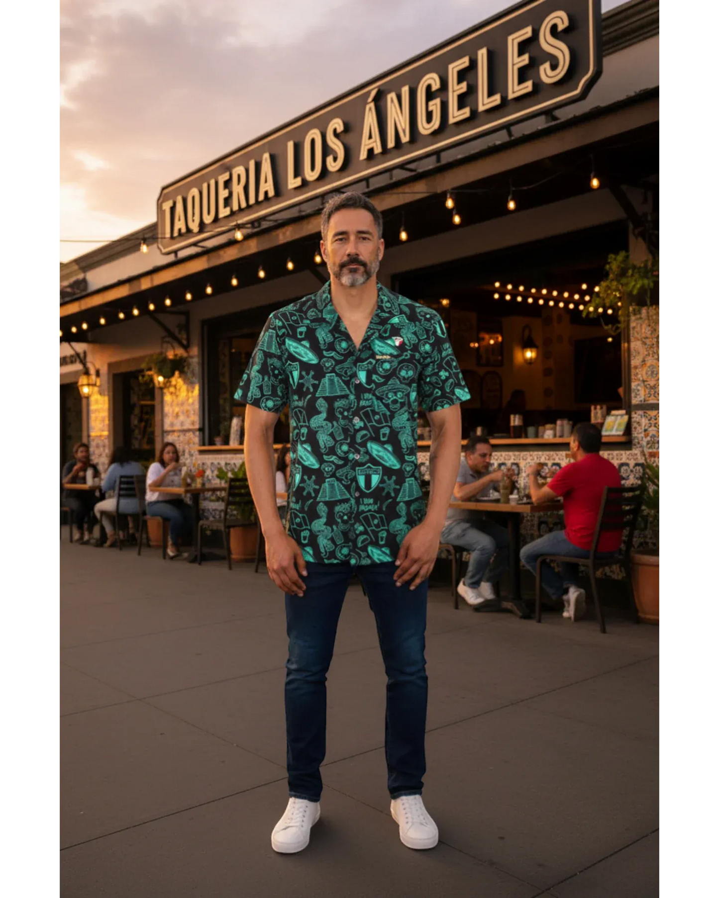 Retroooclothes Jersey Camisa Hawaiana Retrooo México Lindo