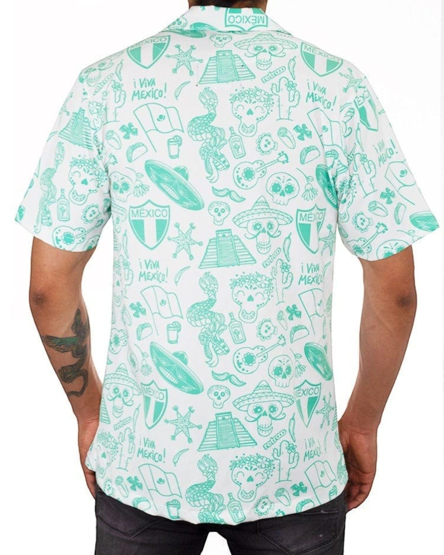 Retroooclothes Jersey Camisa Hawaiana Retrooo México Lindo