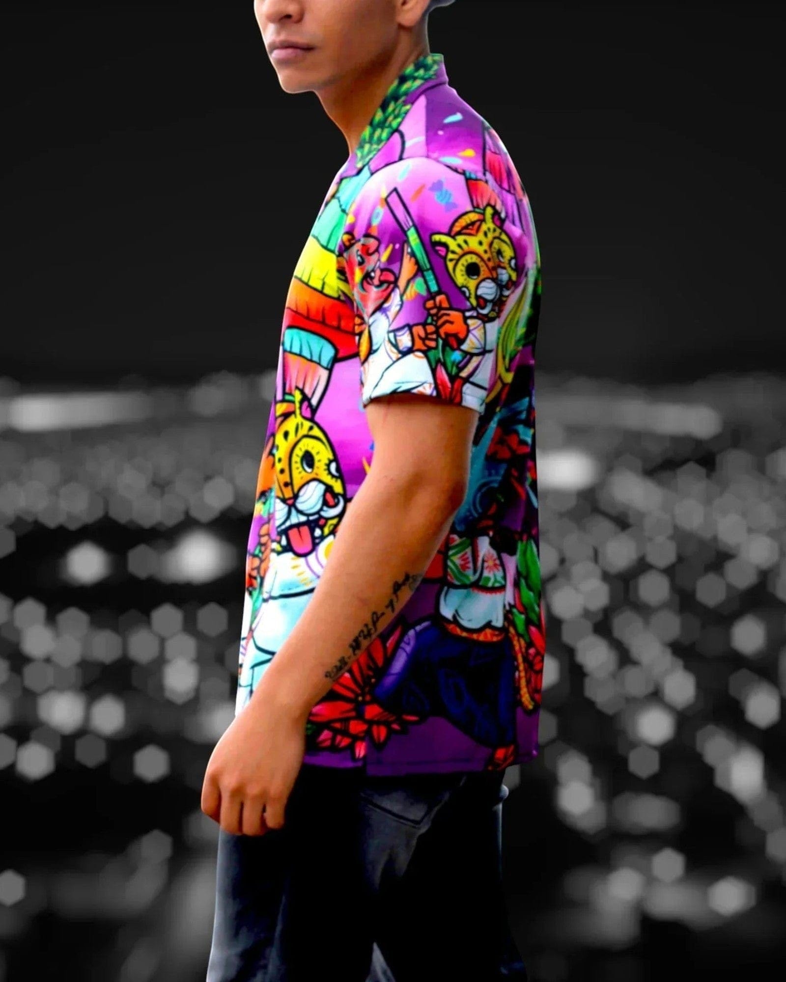 Retroooclothes Jersey Camisa Retrooo México - Hawaiana - Quetzal Posada