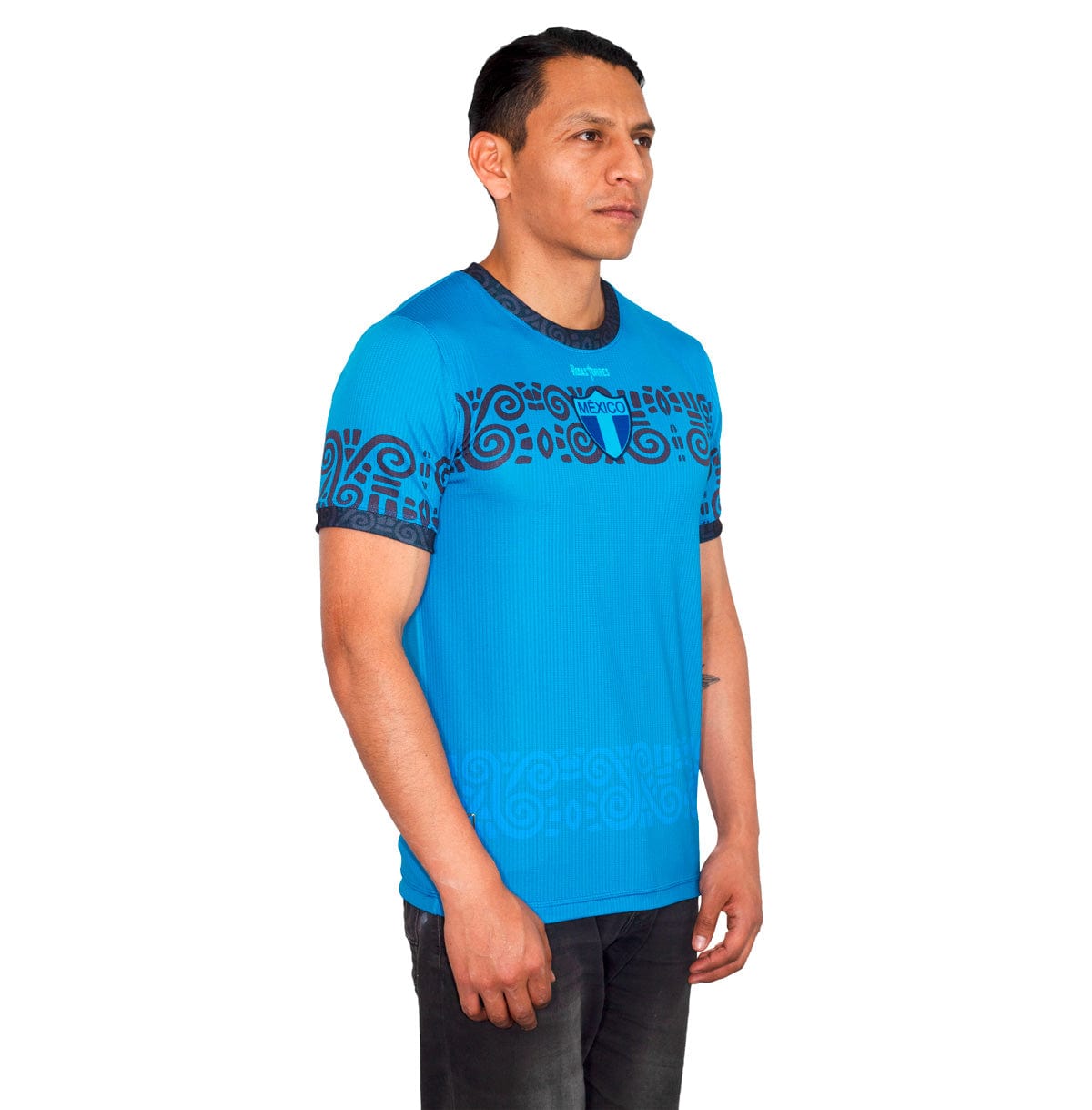 Retroooclothes Jersey Jersey Añil Contemporáneo - Edición Azul Moderno | Jorge Enciso Evolution