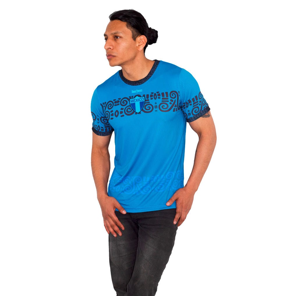 Retroooclothes Jersey Jersey Añil Contemporáneo - Edición Azul Moderno | Jorge Enciso Evolution