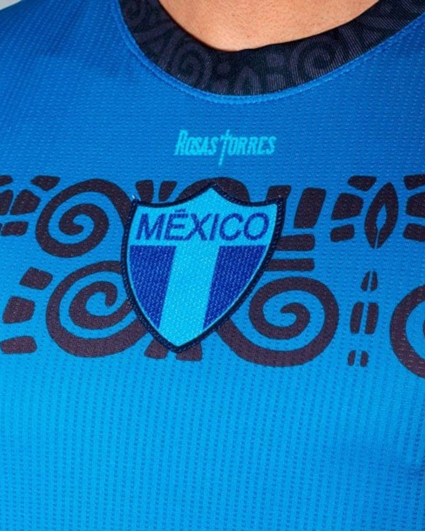 Retroooclothes Jersey Jersey Añil Contemporáneo - Edición Azul Moderno | Jorge Enciso Evolution