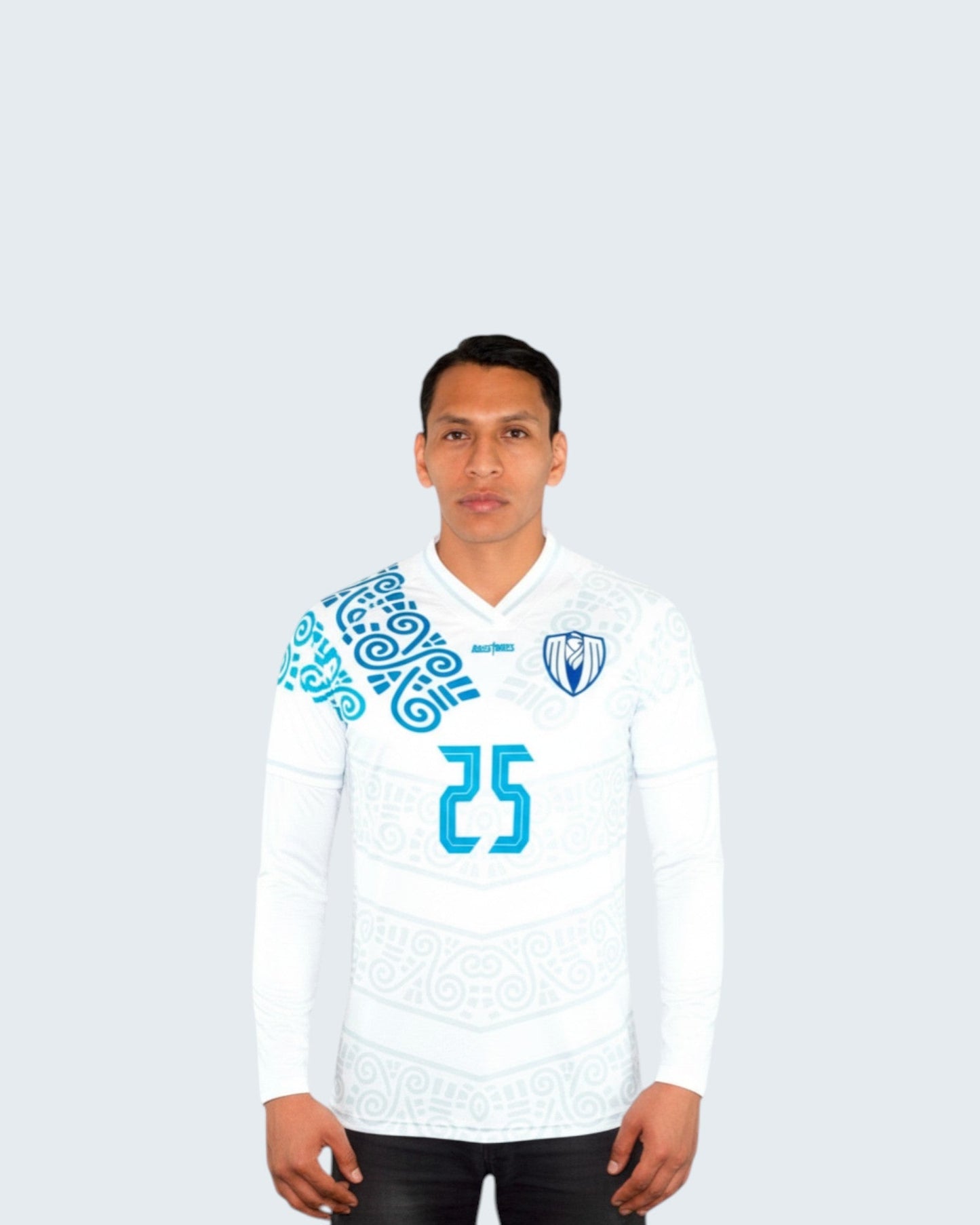 Retroooclothes Jersey Jersey Añil Maya - Edición Jiquilite Ancestral | Jorge Enciso Collection