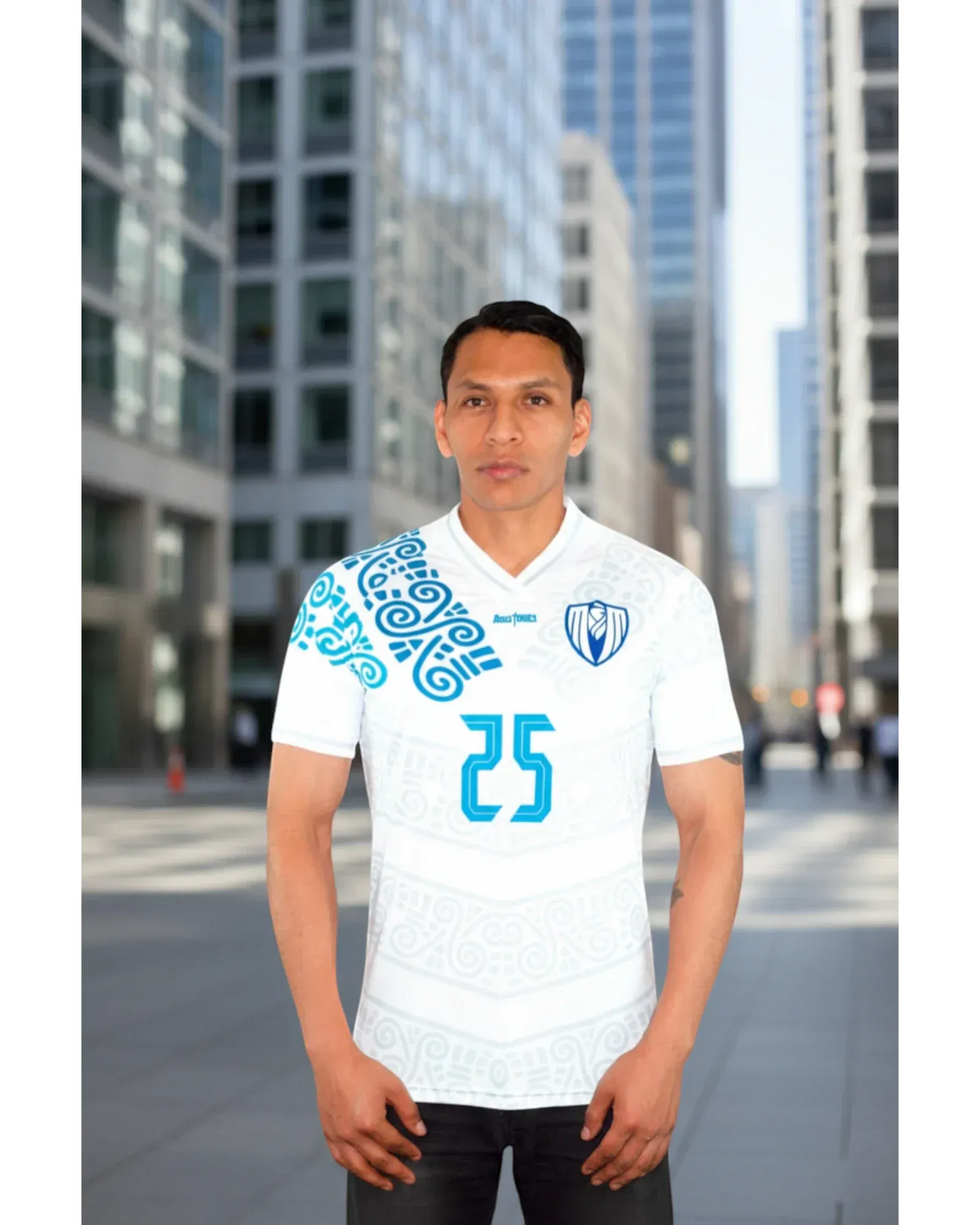 Retroooclothes Jersey Jersey Añil Maya - Edición Jiquilite Ancestral | Jorge Enciso Collection