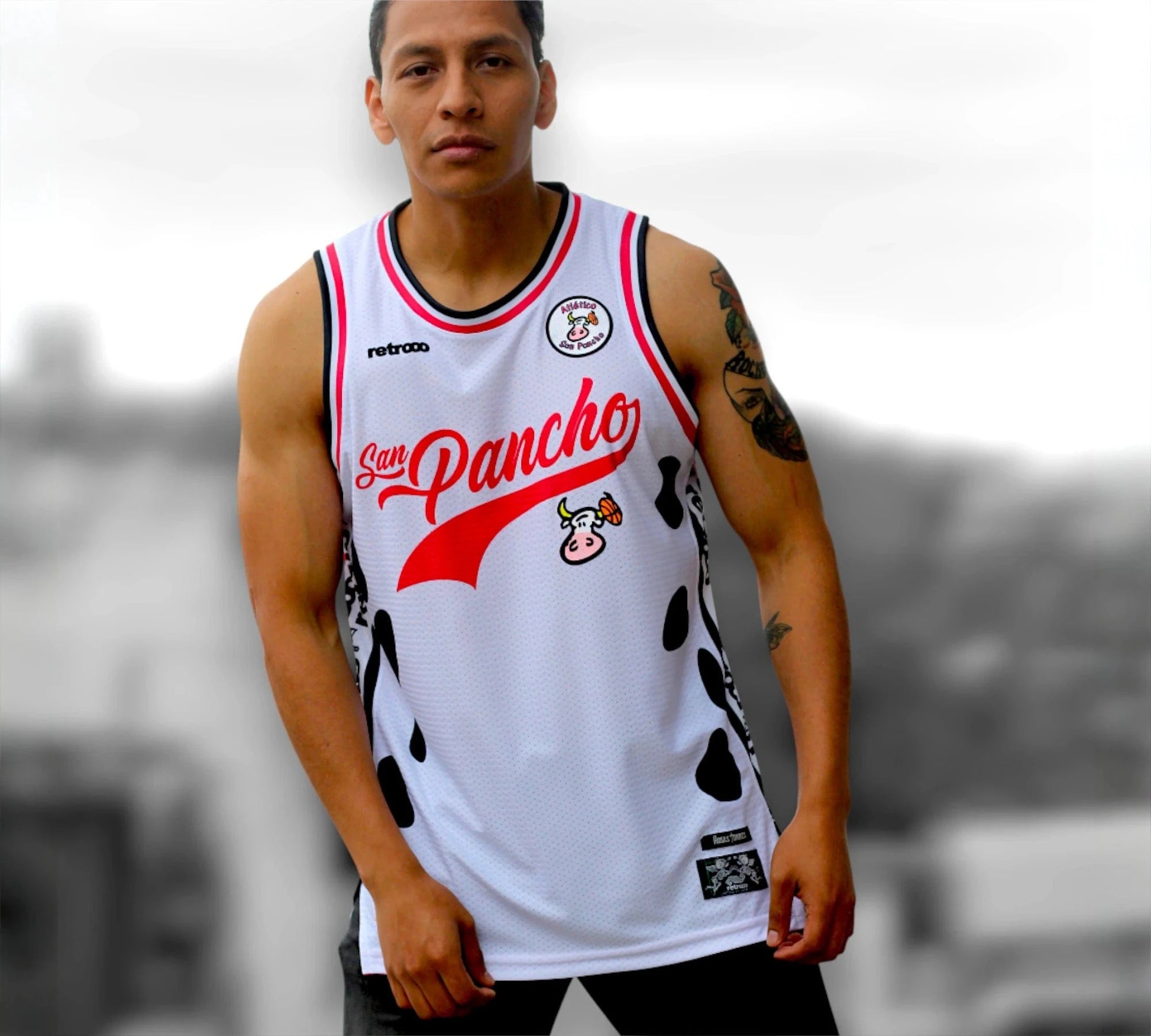 Retroooclothes Jersey Jersey Atlético San Pancho Bkb Sin Mangas – Edición 90’s | Nostalgia, Rebeldía y Orgullo Deportivo
