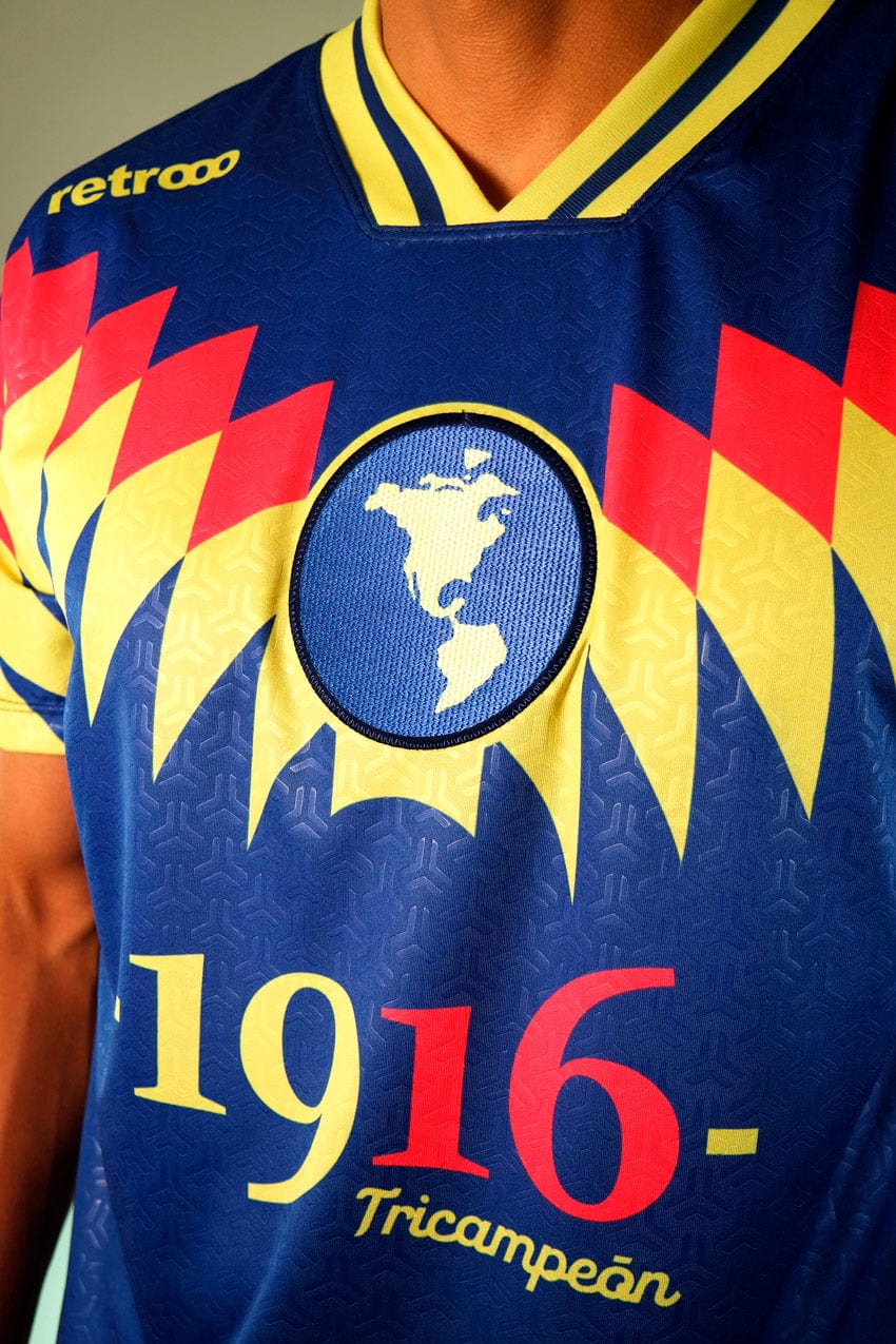Retroooclothes Jersey Jersey Azulcrema Tricampeón - Edición El Más Grande | Gloria Inmortal