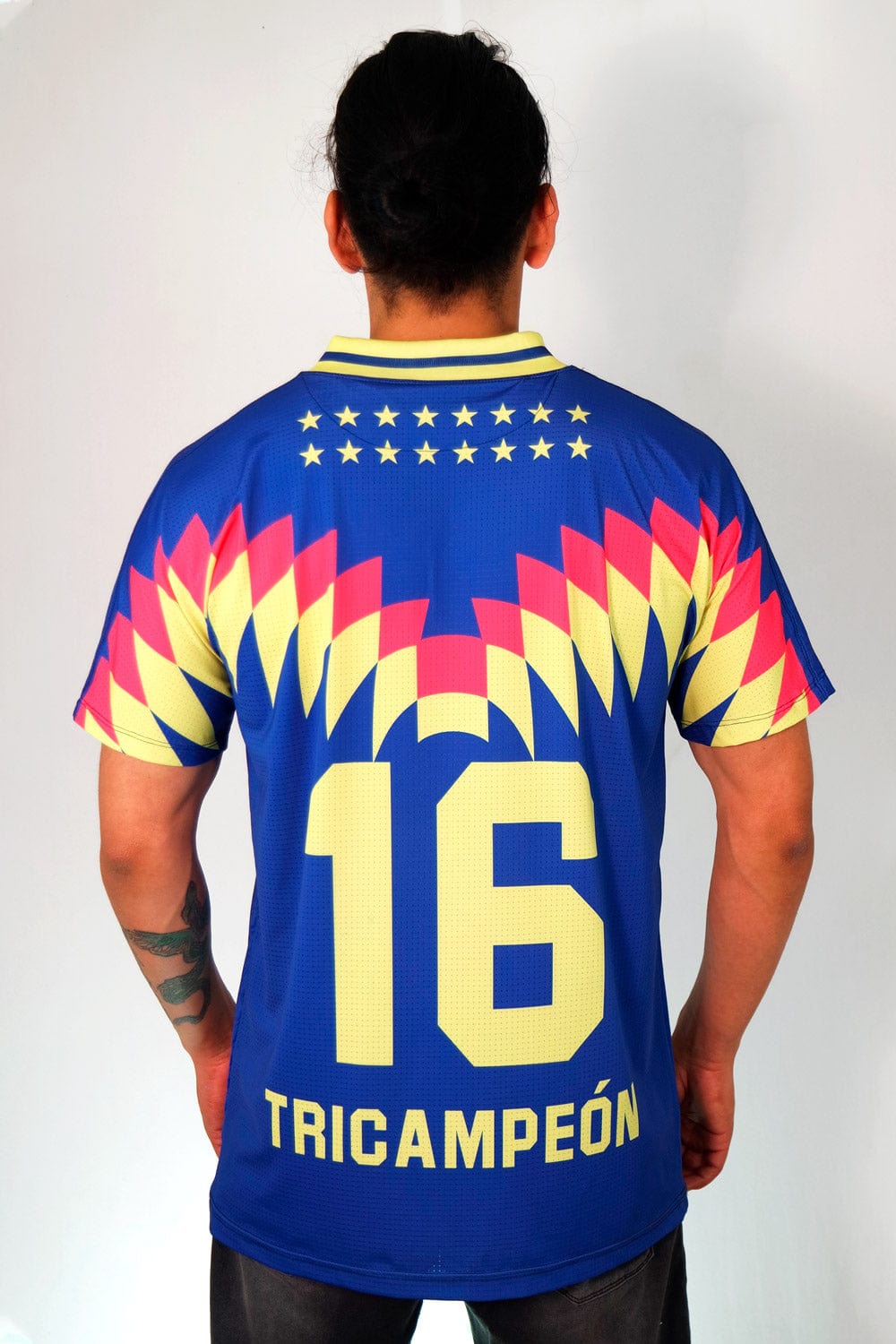 Retroooclothes Jersey Jersey Azulcrema Tricampeón - Edición El Más Grande | Gloria Inmortal