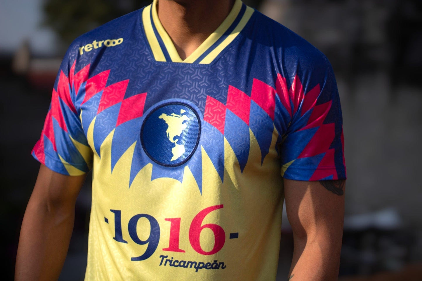 Retroooclothes Jersey Jersey Azulcrema Tricampeón - Edición El Más Grande | Gloria Inmortal