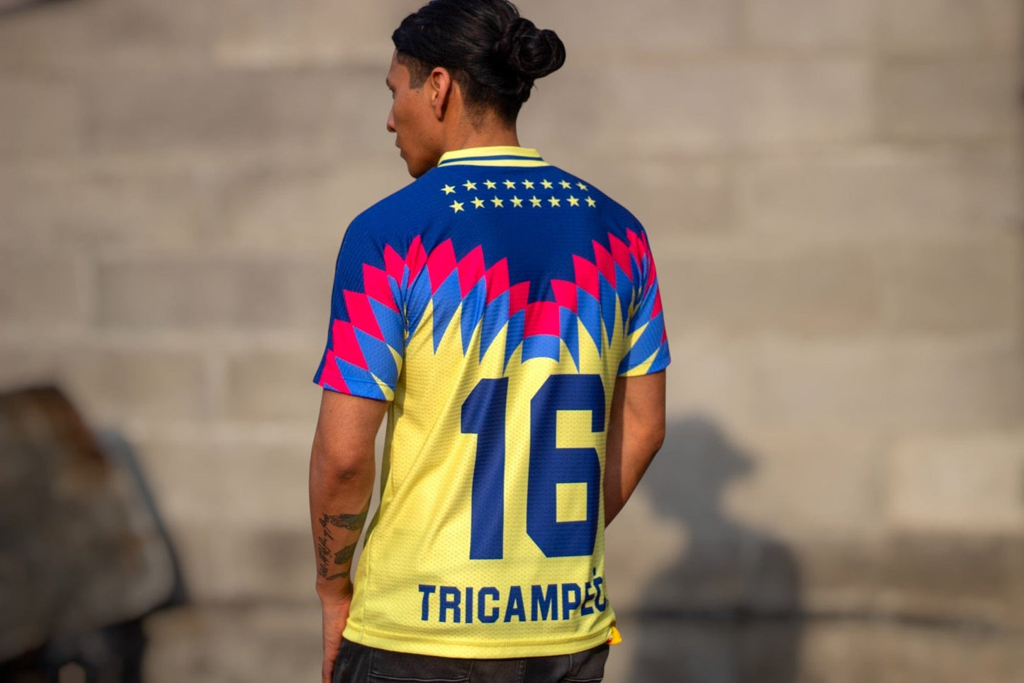 Retroooclothes Jersey Jersey Azulcrema Tricampeón - Edición El Más Grande | Gloria Inmortal
